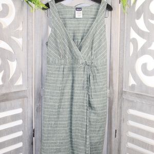 Patagonia V-Neck Hemp/Cotton Dress Size 2 New